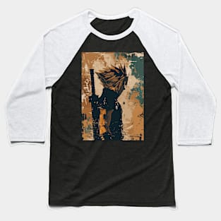 Final Fantasy VII Rebirth Cloud Strife Baseball T-Shirt